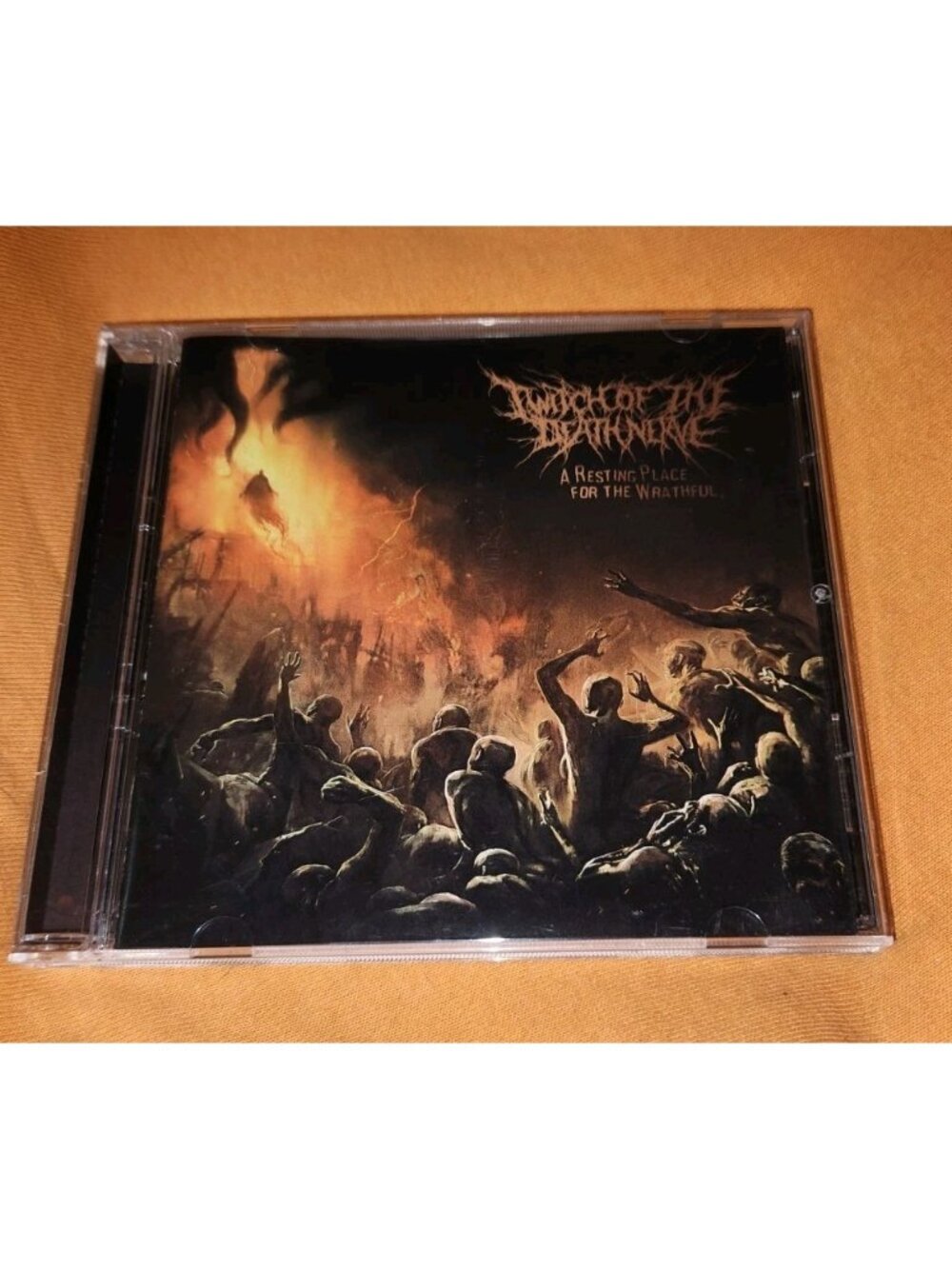 TWITCH OF THE DEATH NERVE cd A RESTING PLACE FOR THE WRATHFUL